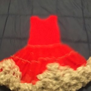 Red flower boutique dress.